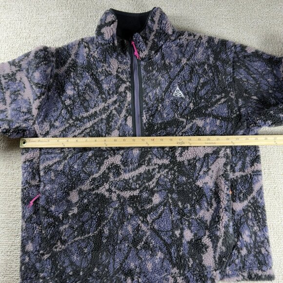 Nike ACG Canwell Glacier Therma-Fit Quarter Zip Jacket Purple Men’s Size Large - Picture 5 of 7